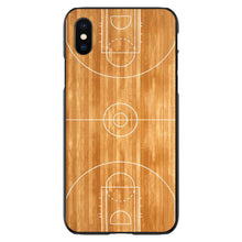 DistinctInk® Hard Plastic Snap-On Case for Apple iPhone or Samsung Galaxy - Basketball Court Layout