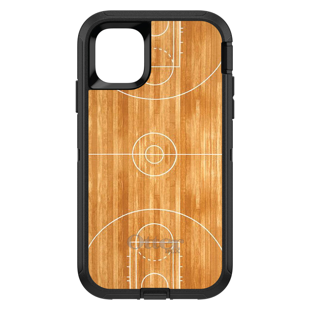 Basketball Court Layout OtterBox Defender Case for iPhone & Galaxy, view 2