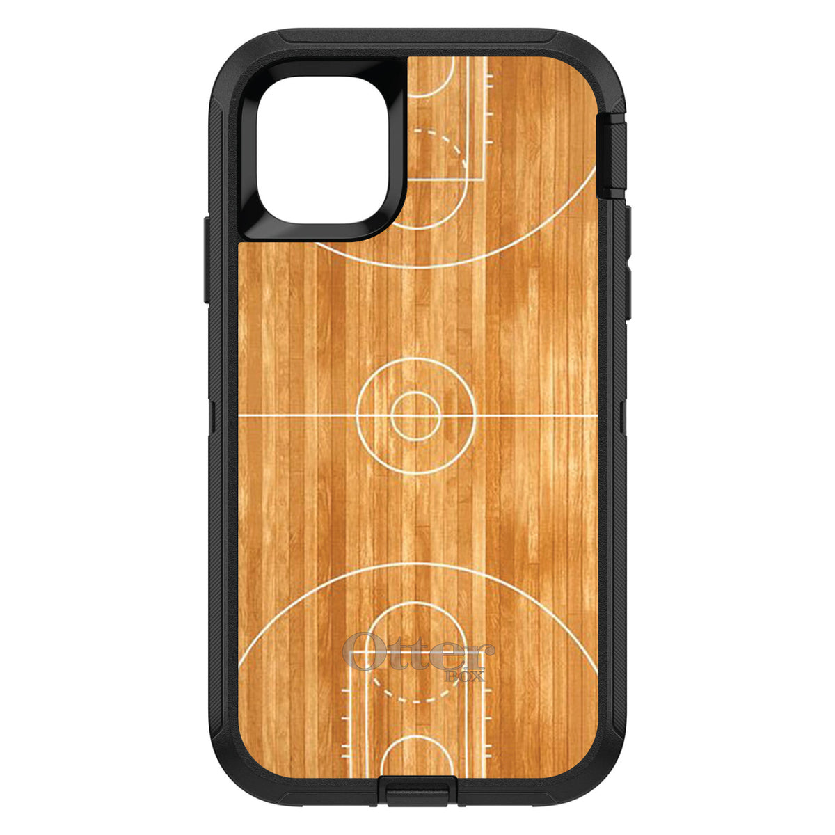 Basketball Court Layout OtterBox Defender Case for iPhone & Galaxy, view 2