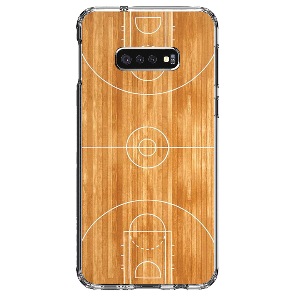 Basketball Court Layout Clear Shockproof iPhone Case, view 18