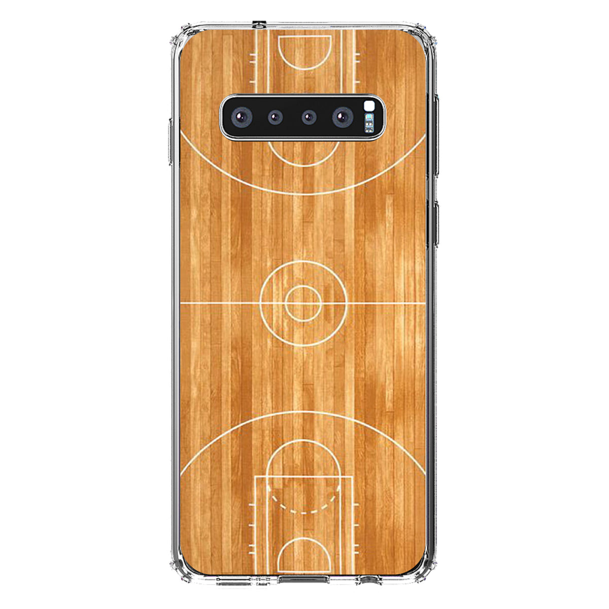 Basketball Court Layout Clear Shockproof iPhone Case, view 16
