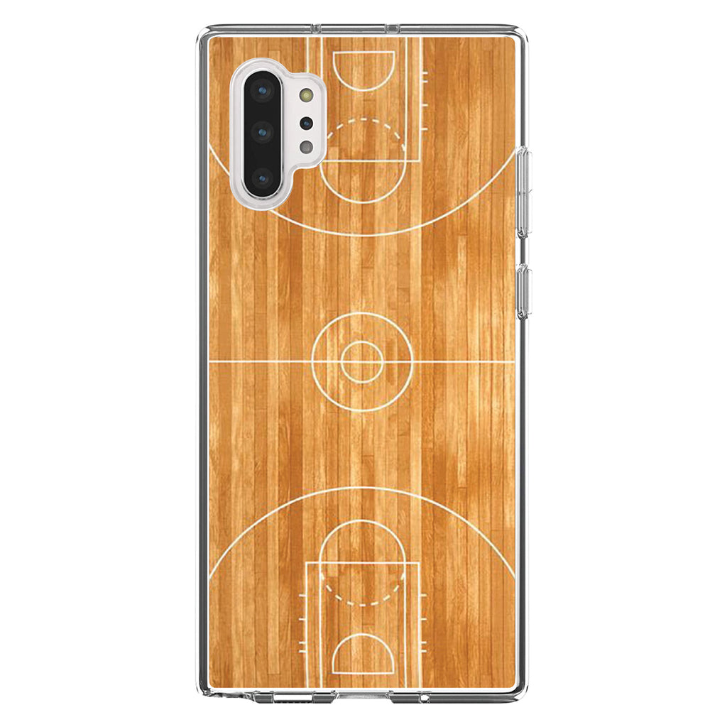 Basketball Court Layout Clear Shockproof iPhone Case, view 10