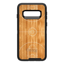 DistinctInk™ OtterBox Defender Series Case for Apple iPhone / Samsung Galaxy / Google Pixel - Basketball Court Layout