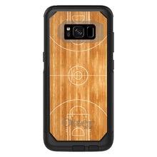 DistinctInk™ OtterBox Commuter Series Case for Apple iPhone or Samsung Galaxy - Basketball Court Layout