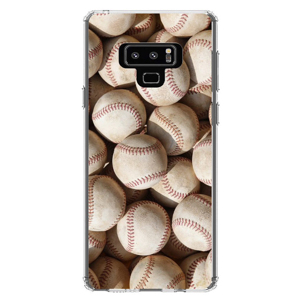 Old Baseballs Clear Shockproof iPhone Case, view 11