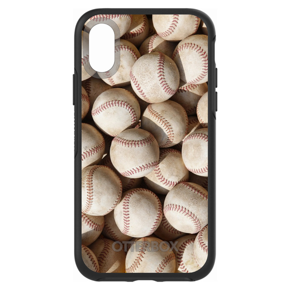 Old Baseballs OtterBox Symmetry Case for iPhone & Galaxy, view 4