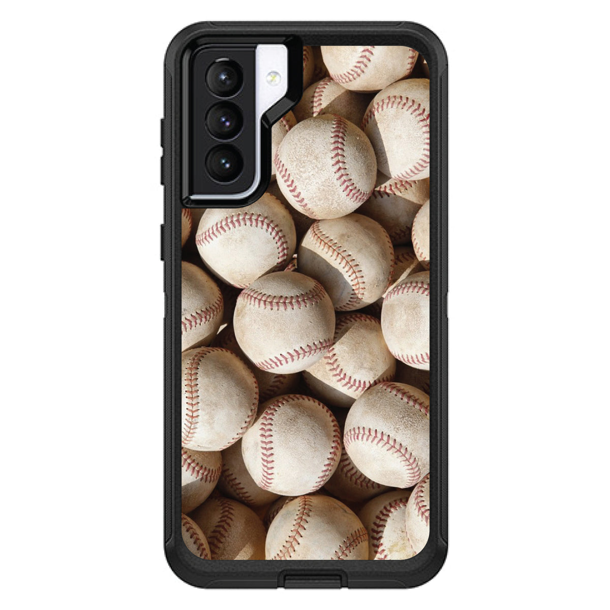 Old Baseballs OtterBox Defender Case for iPhone & Galaxy, view 5