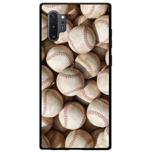 DistinctInk® Hard Plastic Snap-On Case for Apple iPhone or Samsung Galaxy - Old Baseballs