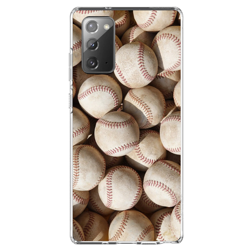 Old Baseballs Clear Shockproof iPhone Case, view 8