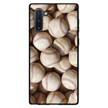 DistinctInk® Hard Plastic Snap-On Case for Apple iPhone or Samsung Galaxy - Old Baseballs