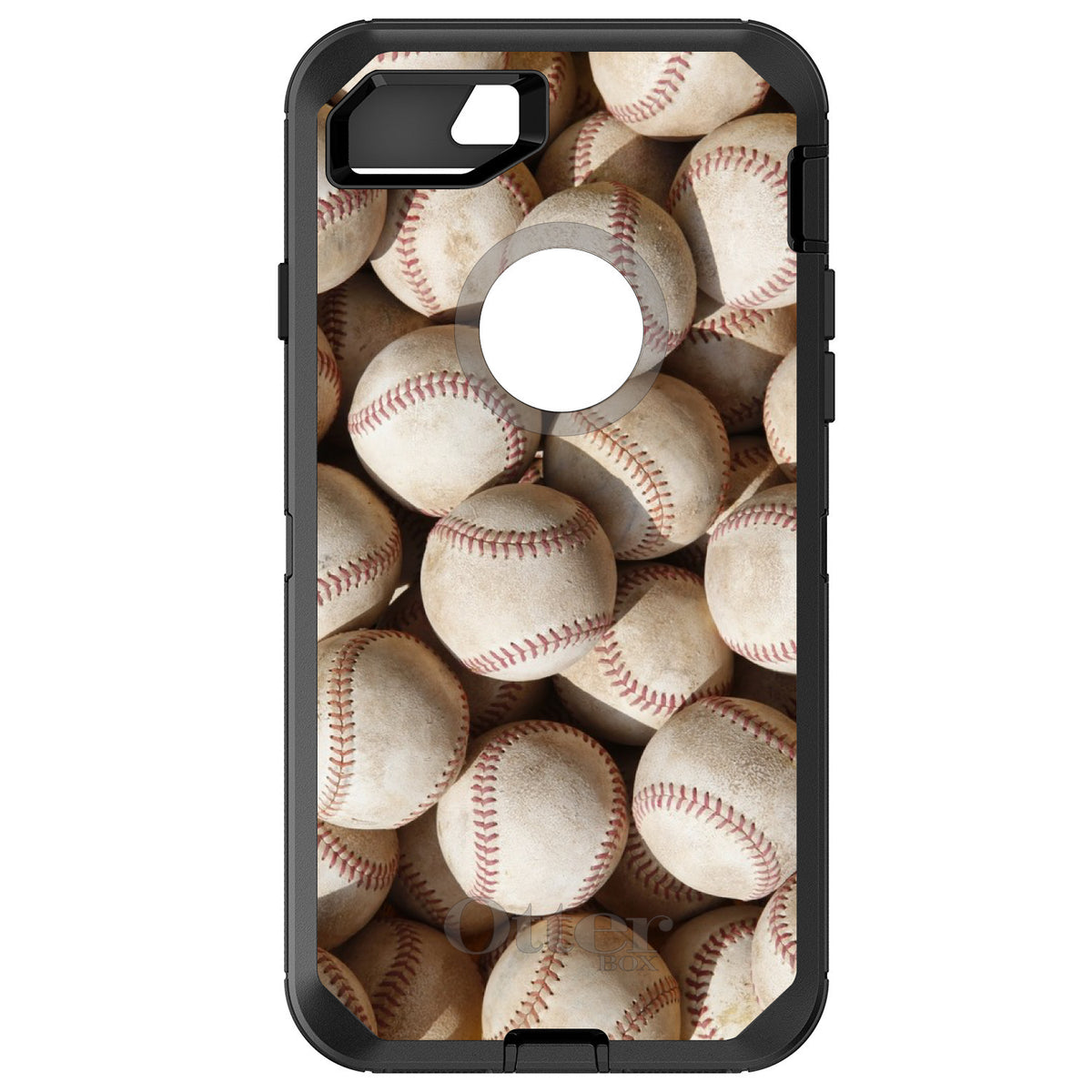 Old Baseballs OtterBox Defender Case for iPhone & Galaxy