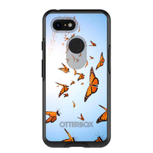 DistinctInk™ OtterBox Symmetry Series Case for Apple iPhone / Samsung Galaxy / Google Pixel - Flying Monarch Butterflies