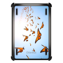 DistinctInk™ OtterBox Defender Series Case for Apple iPad / iPad Pro / iPad Air / iPad Mini - Flying Monarch Butterflies
