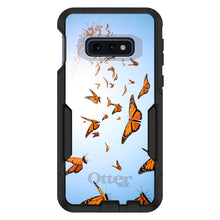 DistinctInk™ OtterBox Commuter Series Case for Apple iPhone or Samsung Galaxy - Flying Monarch Butterflies