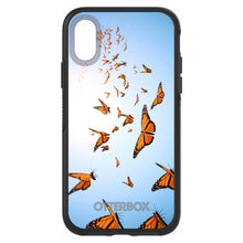 DistinctInk™ OtterBox Symmetry Series Case for Apple iPhone / Samsung Galaxy / Google Pixel - Flying Monarch Butterflies