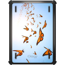 DistinctInk™ OtterBox Defender Series Case for Apple iPad / iPad Pro / iPad Air / iPad Mini - Flying Monarch Butterflies