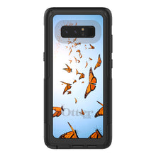 DistinctInk™ OtterBox Commuter Series Case for Apple iPhone or Samsung Galaxy - Flying Monarch Butterflies