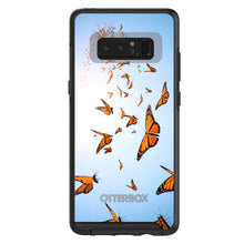 DistinctInk™ OtterBox Symmetry Series Case for Apple iPhone / Samsung Galaxy / Google Pixel - Flying Monarch Butterflies