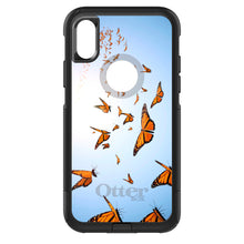 DistinctInk™ OtterBox Commuter Series Case for Apple iPhone or Samsung Galaxy - Flying Monarch Butterflies