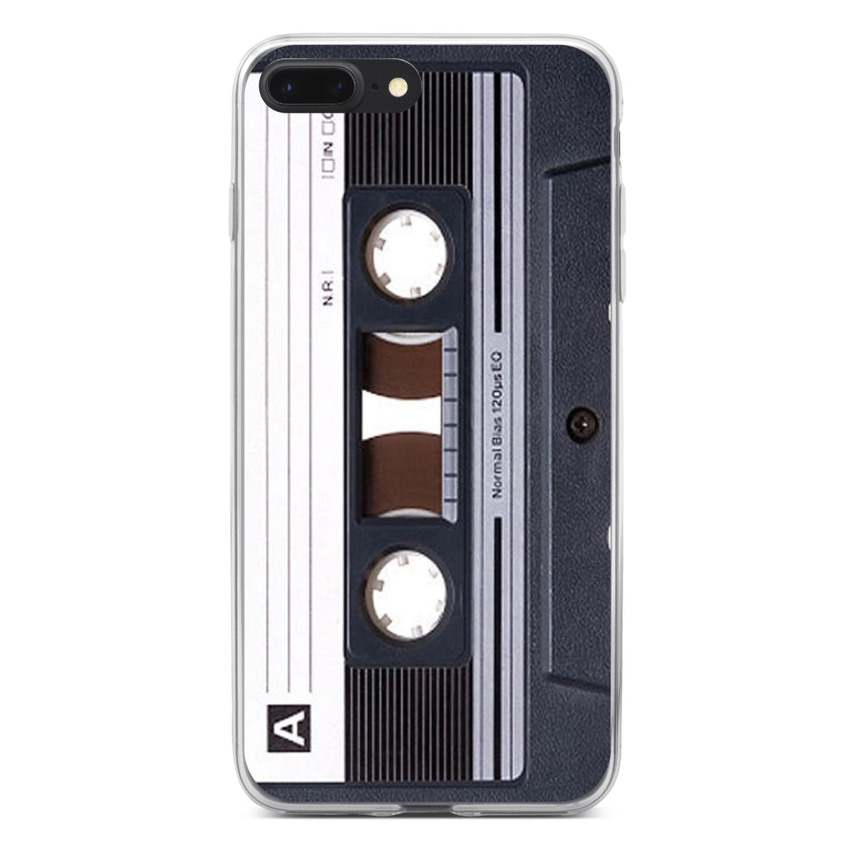 Audio Cassette Tape Clear Shockproof iPhone Case, view 6