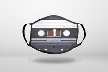 Audio Cassette Tape - 3-Ply Reusable Soft Face Mask Covering, Unisex, Cotton Inner Layer