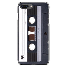 DistinctInk® Hard Plastic Snap-On Case for Apple iPhone or Samsung Galaxy - Audio Cassette Tape