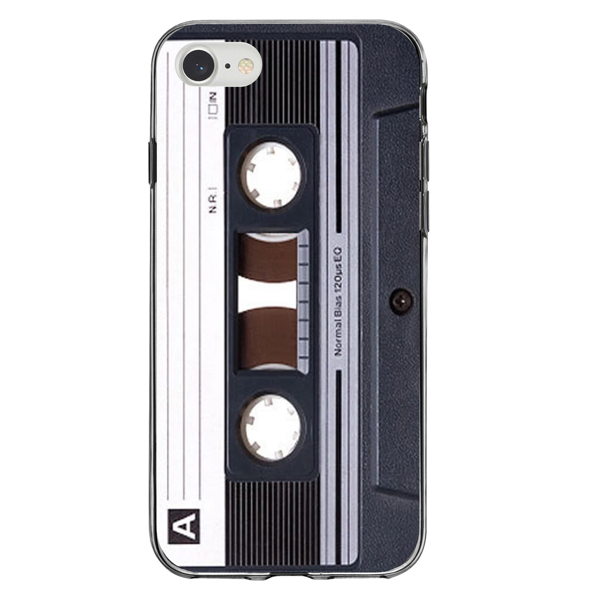 Audio Cassette Tape Clear Shockproof iPhone Case, view 5