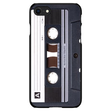 DistinctInk® Hard Plastic Snap-On Case for Apple iPhone or Samsung Galaxy - Audio Cassette Tape