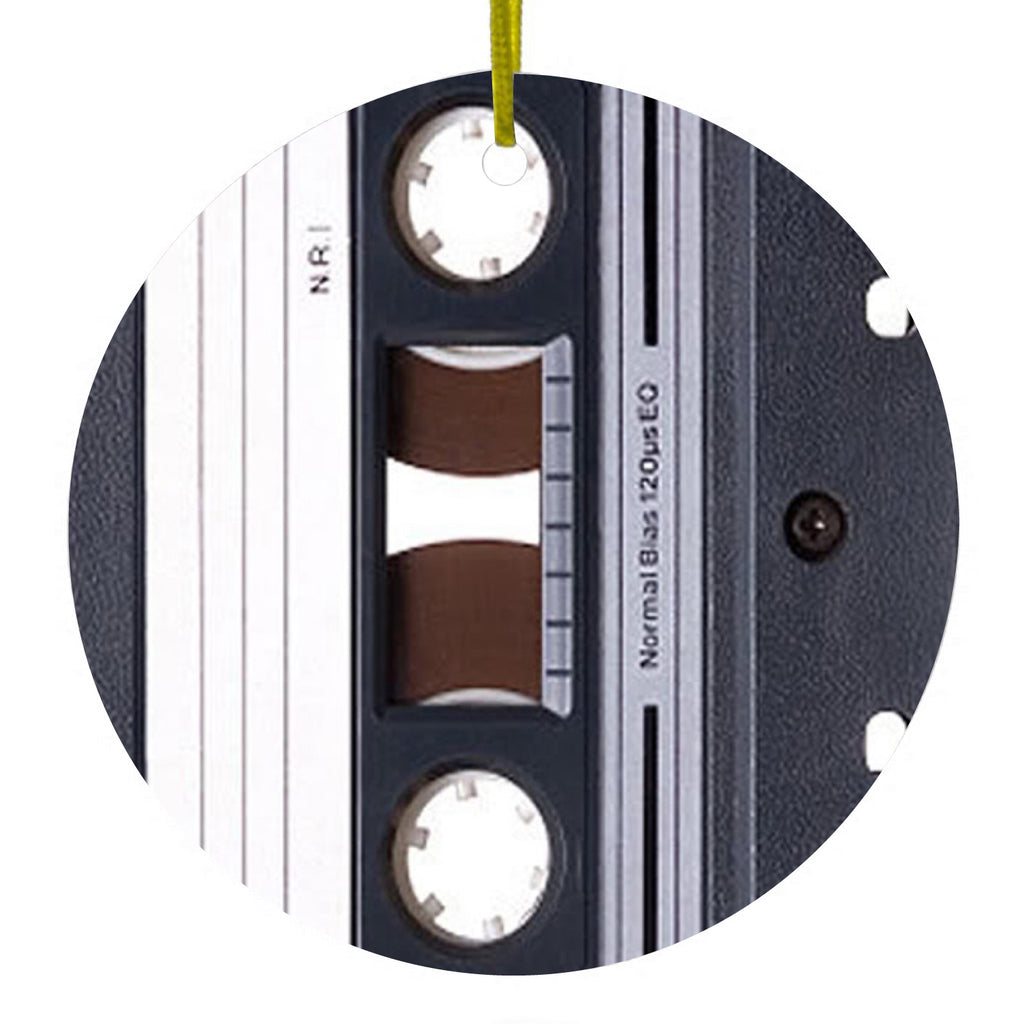 Audio Cassette Tape Ceramic Ornament