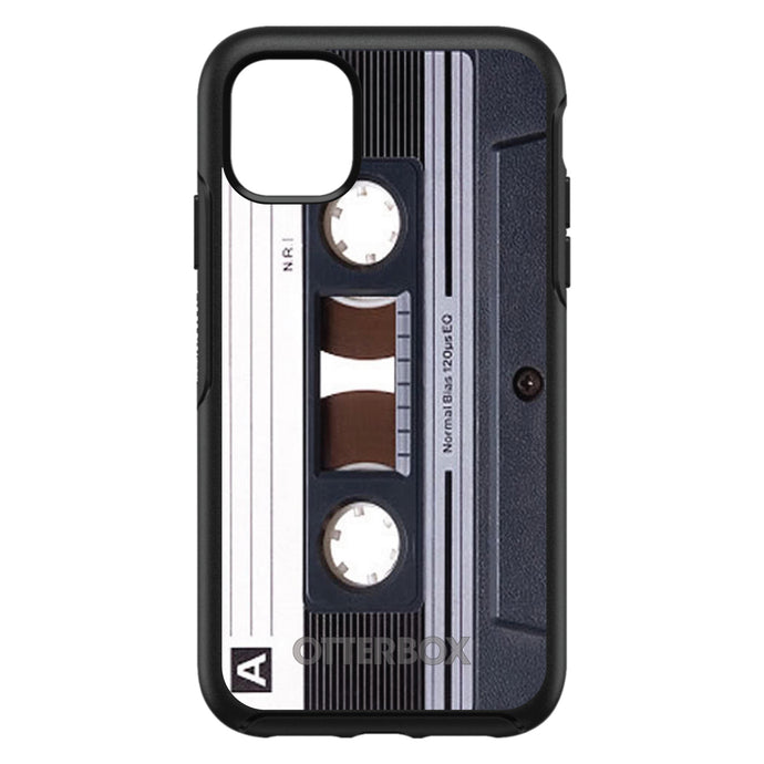 DistinctInk™ OtterBox Symmetry Series Case for Apple iPhone / Samsung Galaxy / Google Pixel - Audio Cassette Tape