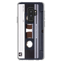 DistinctInk® Clear Shockproof Hybrid Case for Apple iPhone / Samsung Galaxy / Google Pixel - Audio Cassette Tape