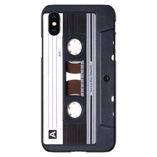 DistinctInk® Hard Plastic Snap-On Case for Apple iPhone or Samsung Galaxy - Audio Cassette Tape