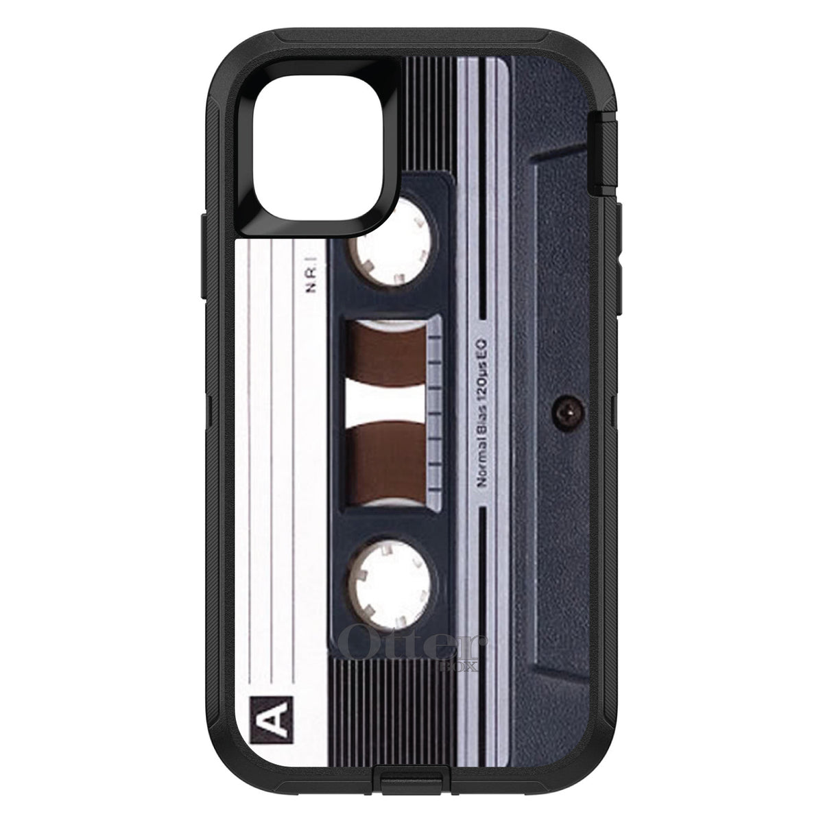 Audio Cassette Tape OtterBox Defender Case for iPhone & Galaxy, view 2