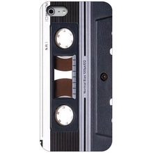 DistinctInk® Hard Plastic Snap-On Case for Apple iPhone or Samsung Galaxy - Audio Cassette Tape