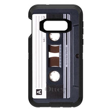 DistinctInk™ OtterBox Defender Series Case for Apple iPhone / Samsung Galaxy / Google Pixel - Audio Cassette Tape