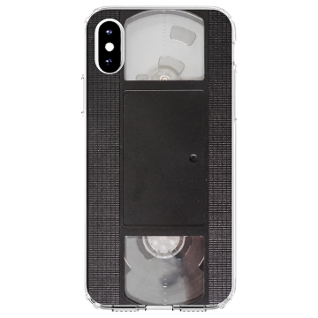 VHS Video Tape Clear Shockproof iPhone Case, view 2