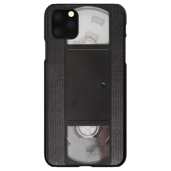 DistinctInk® Hard Plastic Snap-On Case for Apple iPhone or Samsung Galaxy - VHS Video Tape