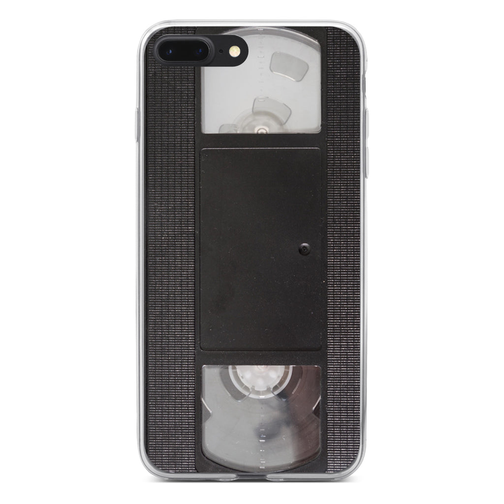 VHS Video Tape Clear Shockproof iPhone Case, view 6