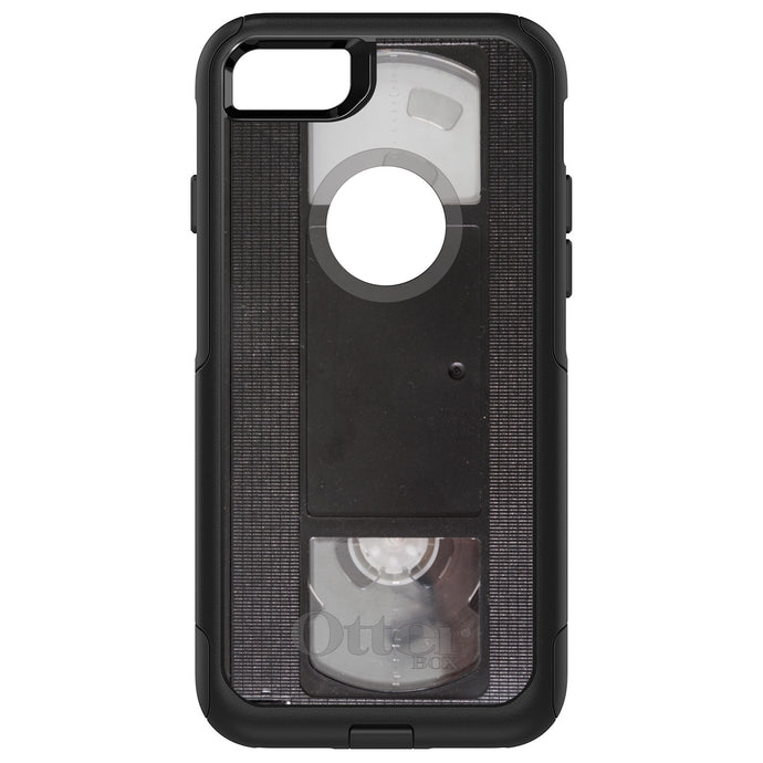 DistinctInk OtterBox Commuter Series Case for Apple iPhone or Samsung Galaxy - VHS Video Tape