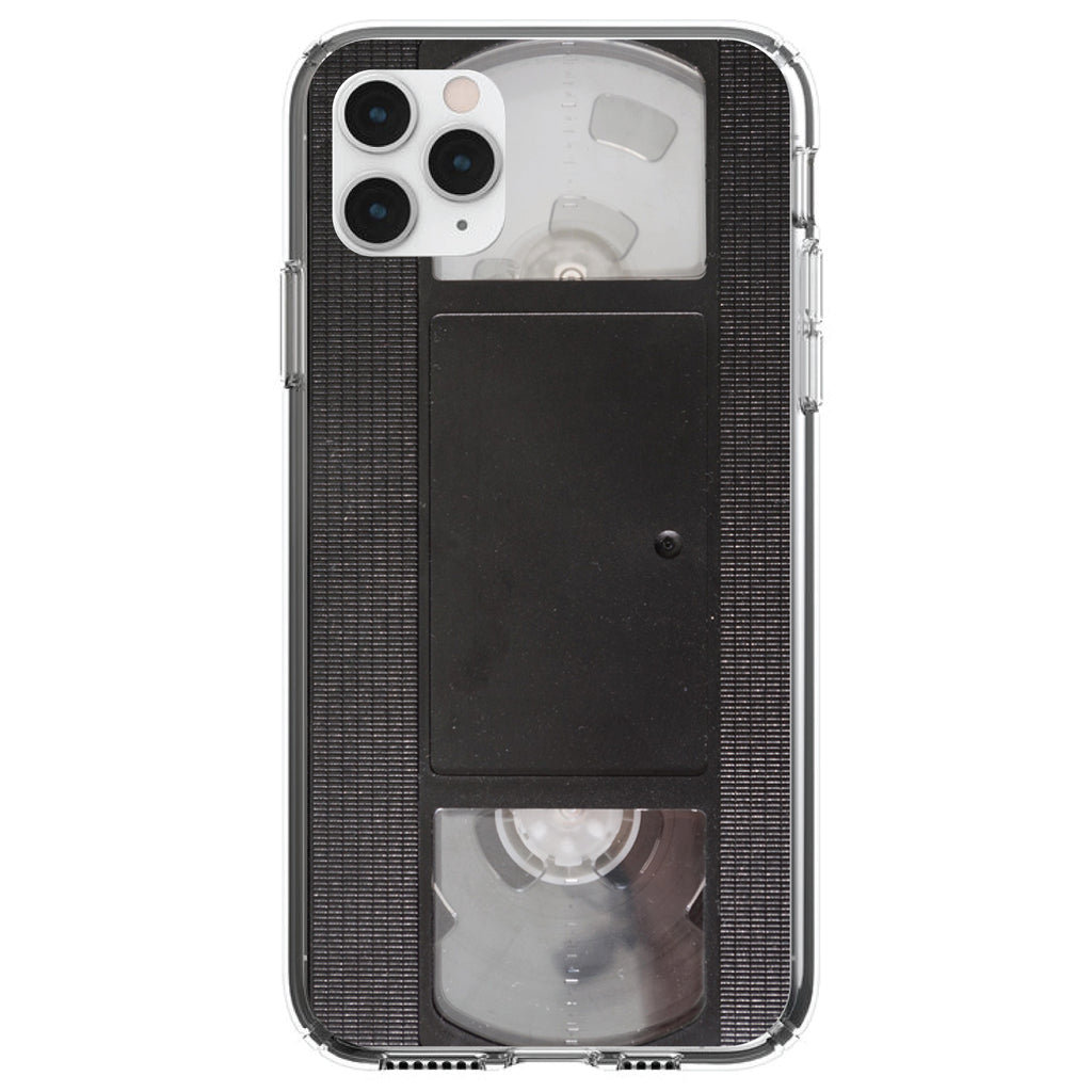 VHS Video Tape Clear Shockproof iPhone Case