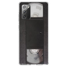 DistinctInk® Clear Shockproof Hybrid Case for Apple iPhone / Samsung Galaxy / Google Pixel - VHS Video Tape