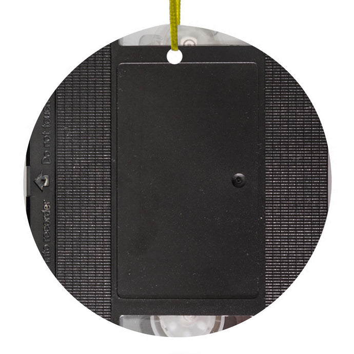 VHS Video Tape Ceramic Ornament