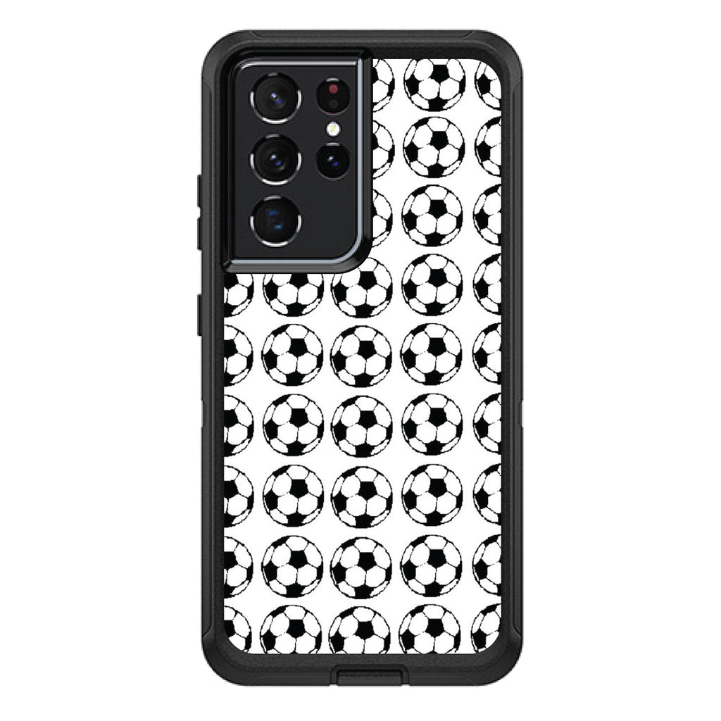 Soccer Balls Drawing OtterBox Defender Case for iPhone & Galaxy, view 7