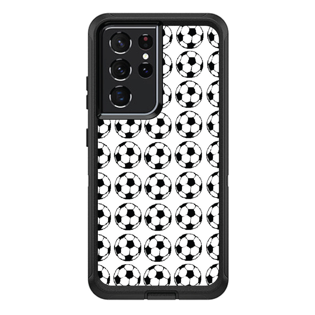 Soccer Balls Drawing OtterBox Defender Case for iPhone & Galaxy, view 7