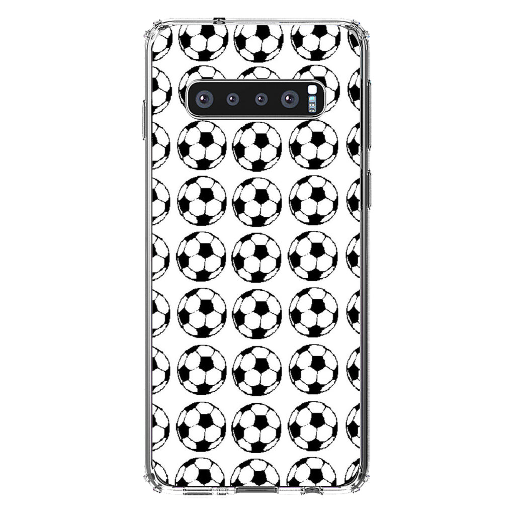 Soccer Balls Drawing Clear Shockproof iPhone Case, view 16