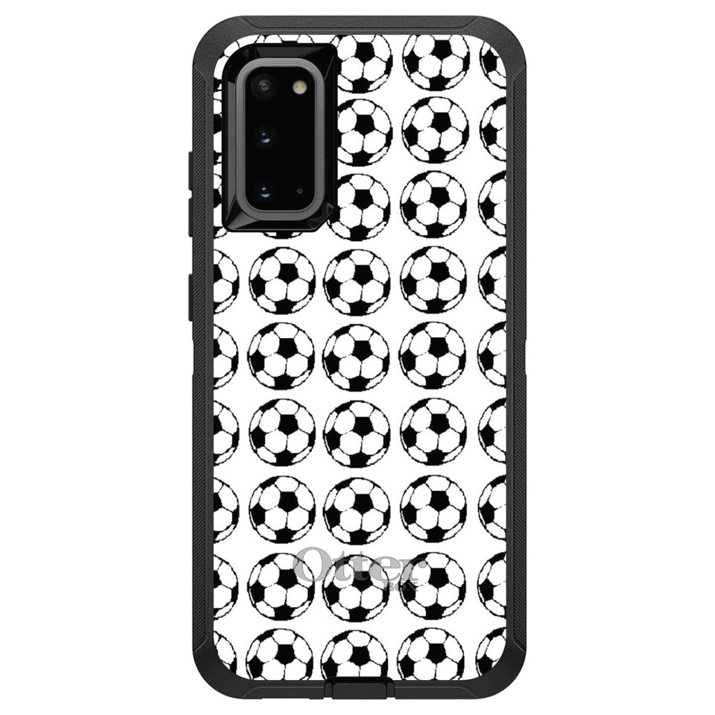 Soccer Balls Drawing OtterBox Defender Case for iPhone & Galaxy, view 8