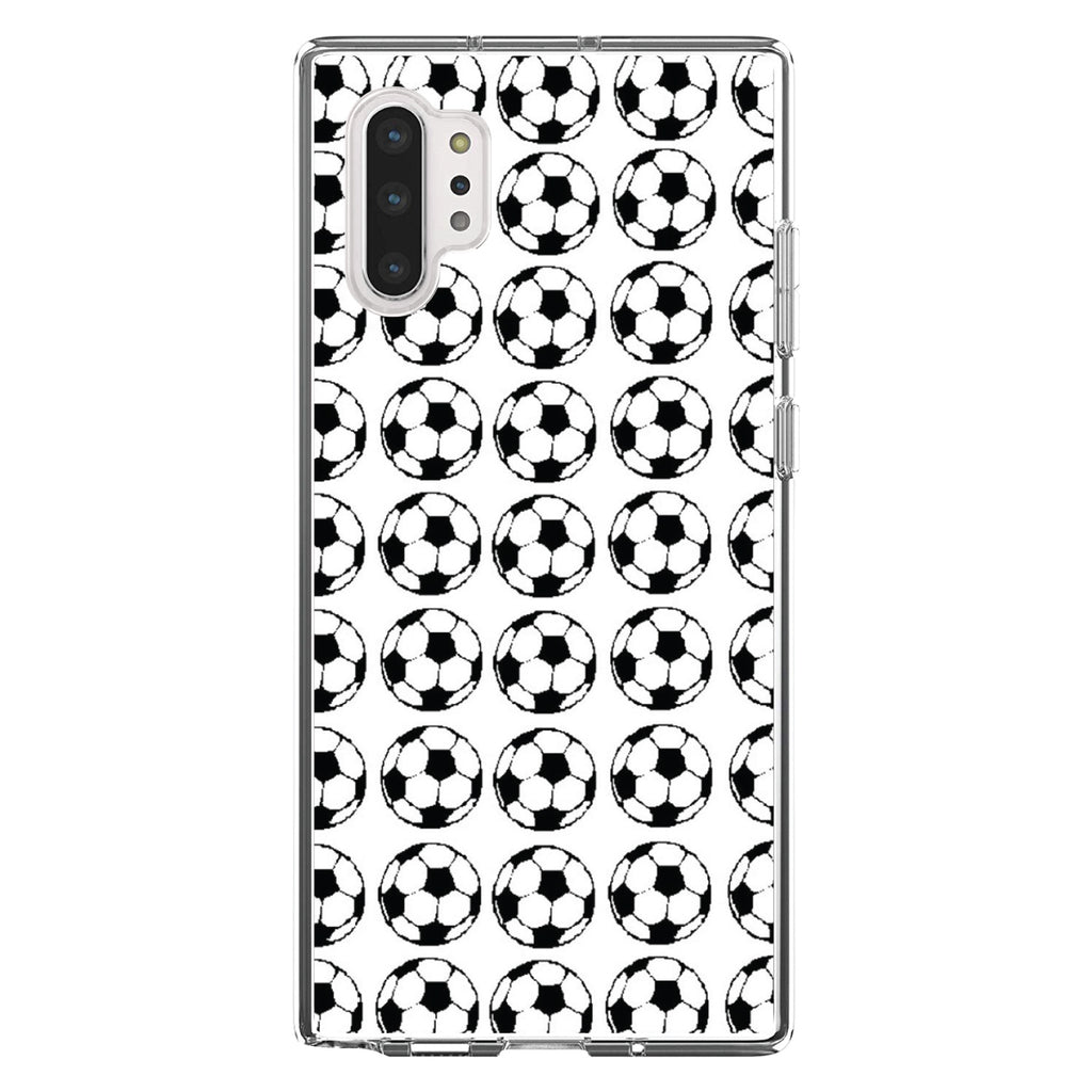Soccer Balls Drawing Clear Shockproof iPhone Case, view 10