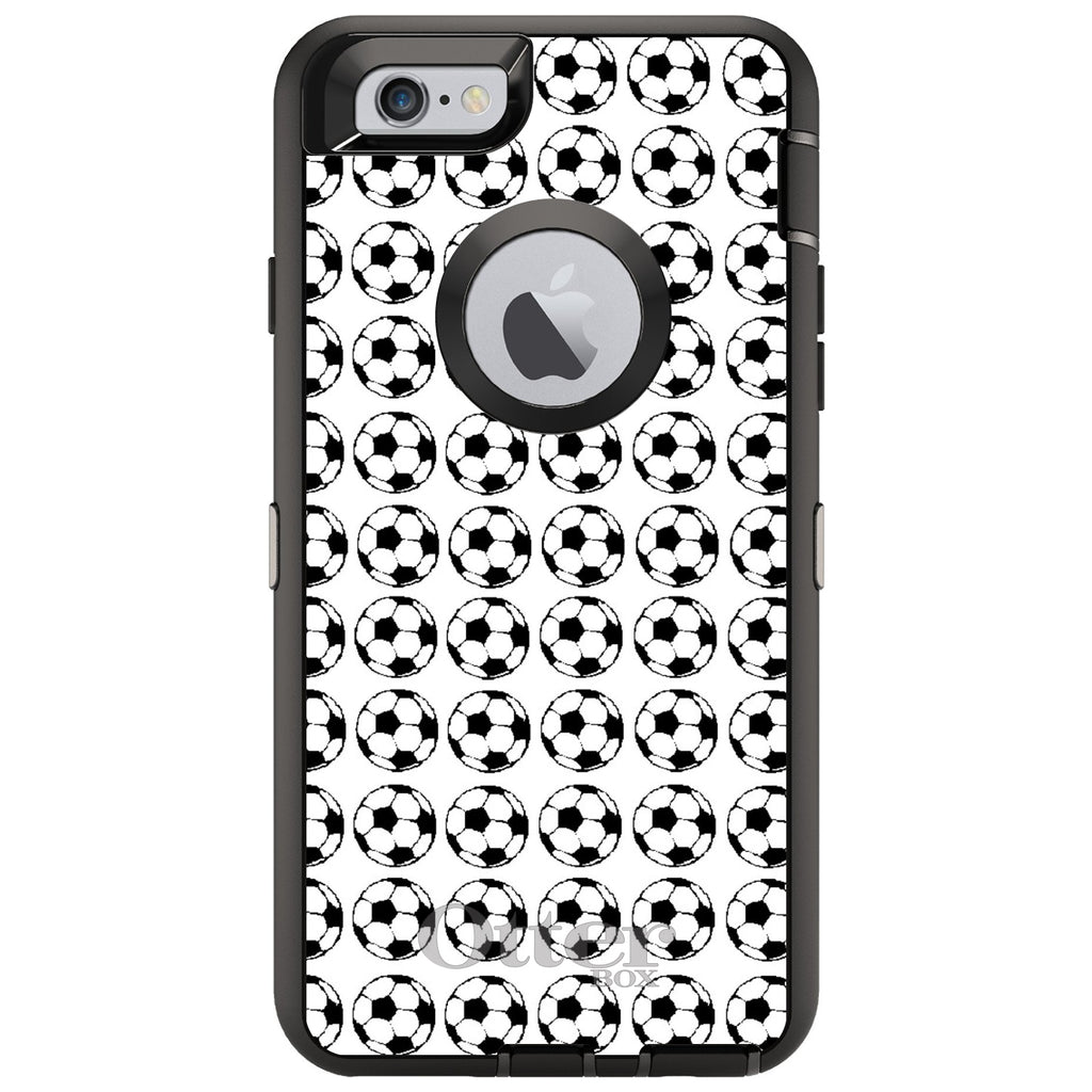 Soccer Balls Drawing OtterBox Defender Case for iPhone & Galaxy, view 4
