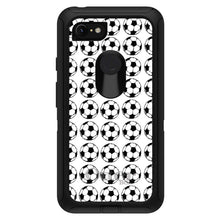 DistinctInk™ OtterBox Defender Series Case for Apple iPhone / Samsung Galaxy / Google Pixel - Soccer Balls Drawing