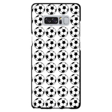 DistinctInk® Hard Plastic Snap-On Case for Apple iPhone or Samsung Galaxy - Soccer Balls Drawing